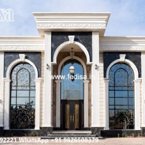 Symmetrical Villa Architecture Indoor House Painters No-9897