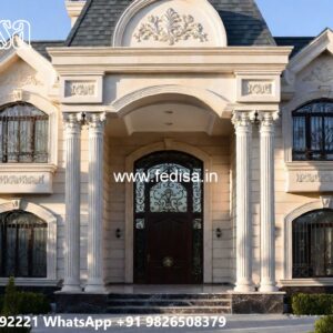 Royal Bedroom Design Villa Brown House Exterior No-9902