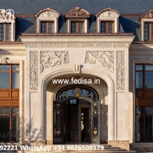 Classic Mediterranean Villa Style Homes House Front Wall Color No-9916