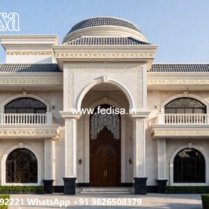 Neoclassical House Design Stone And Siding Combinations No-9939