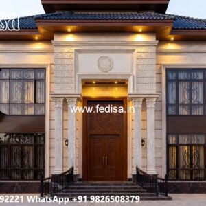 Classic Front Elevation Exterior House Paint Combinations No-9940