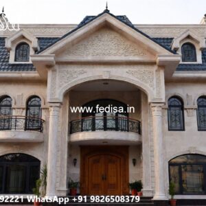 Brick Classic House Design Blue Green Exterior House Paint No-9943