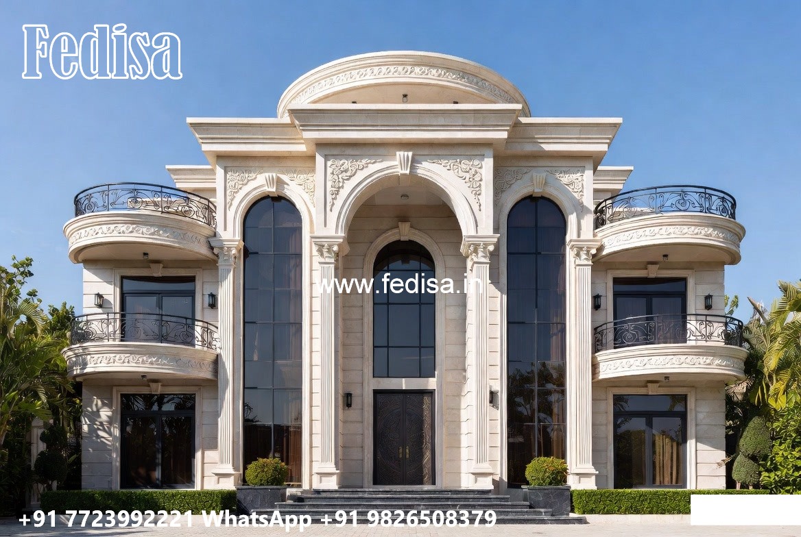 Budget Classic House Design Tips Cream House Exterior No-9963