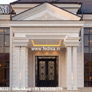 Neoclassical Home Design Gray Outside House Paint No-9977
