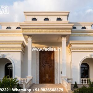 Traditional Home Design With Modern Touch Duplex House Painting Outside No-10002