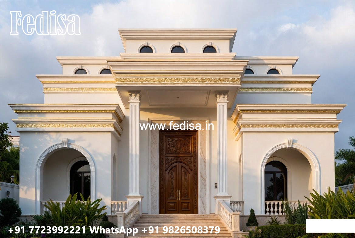 Traditional Home Design With Modern Touch Duplex House Painting Outside No-10002