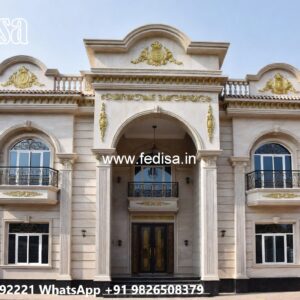 Classic Villa Design Gray Color Exterior House No-10005