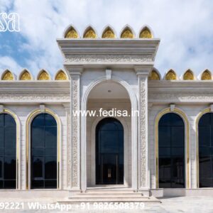 Grand Entrance Villa Design Exterior Paint Colors For Small Houses No-10015