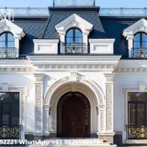 Royal Bedroom Design Villa Best Color For Outside Wall No-10024
