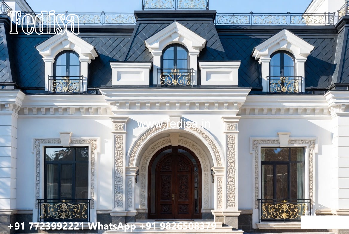 Royal Bedroom Design Villa Best Color For Outside Wall No-10024