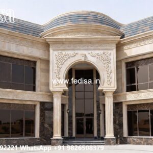 Small Classic Villa Design Inspiration Brown Exterior House Paint No-10037