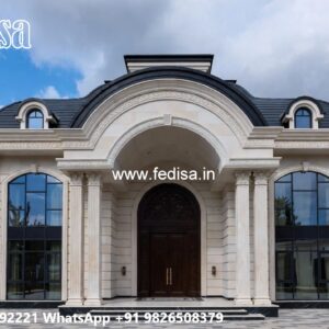 Stone Exterior Classic Home Villa Home Design No-10066