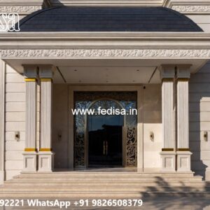 Small Classic House Design Inspiration 3 Bhk Villa Design No-10082