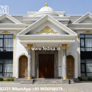 Traditional House Design With Modern Touch New Villa Design No-10087