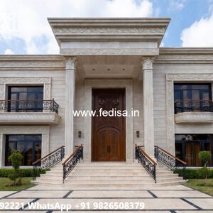 Columns House Design One Floor Villa Design No-10102