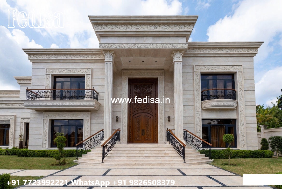 Columns House Design One Floor Villa Design No-10102