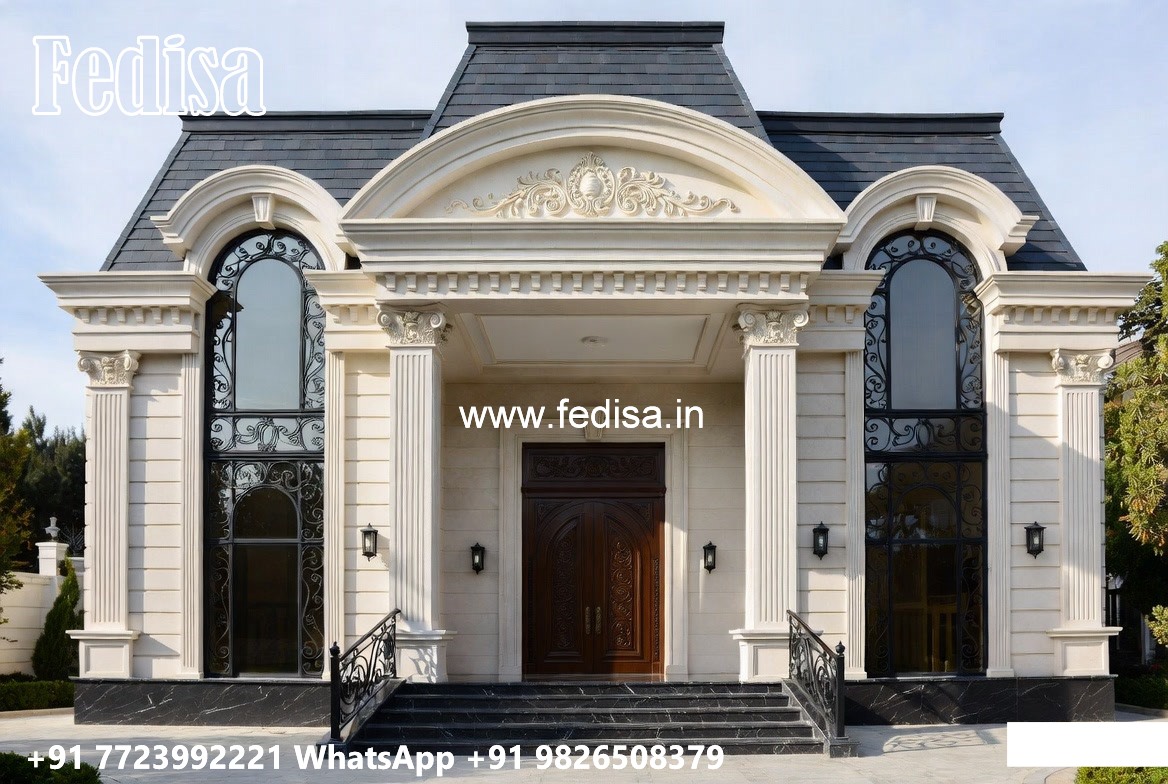 Stone Finish Home Exterior Zaha Hadid Villa No-10104