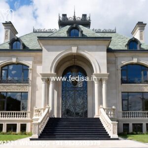 Front Yard Classic Home Pinterest Villa Design No-10115