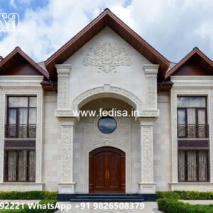 Traditional Home Design With Modern Touch Modern Villa Facade No-10124