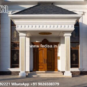 Traditional Villa Architecture U Shaped Villa Design No-10129