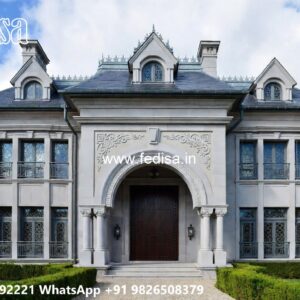 Grand Entrance Villa Design Villa Bedroom Design No-10137