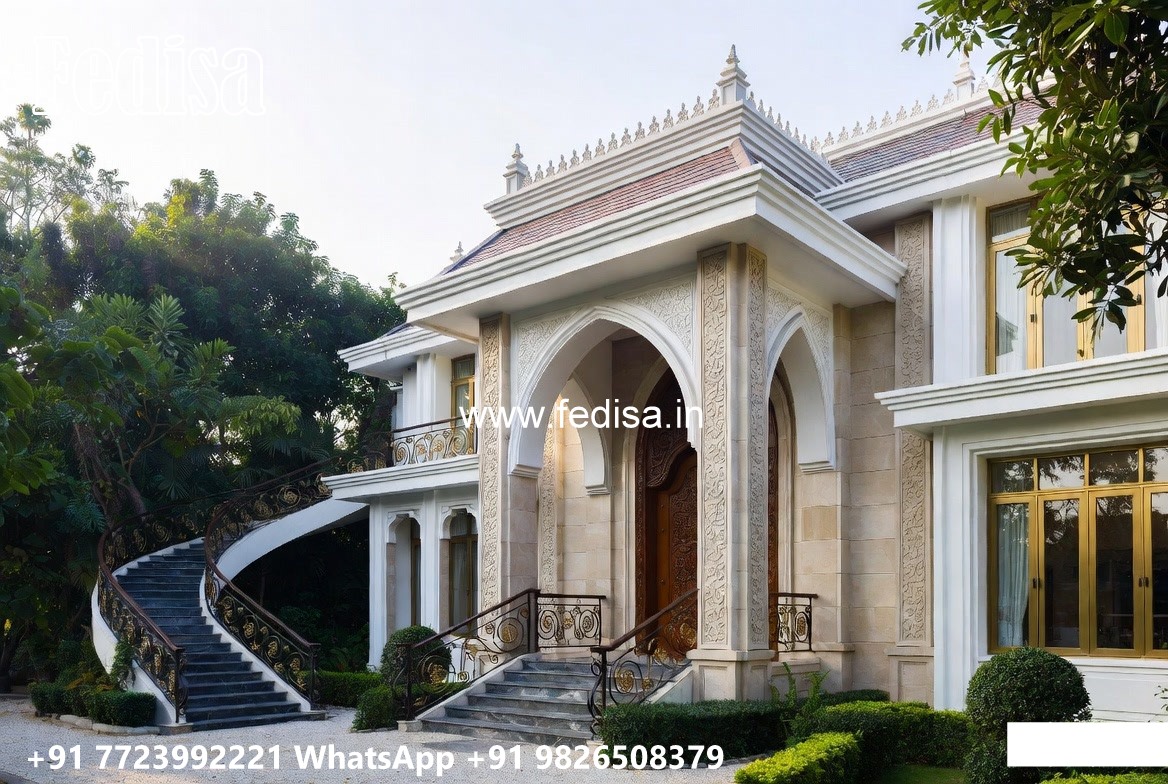 Classic Mediterranean Villa Style Homes Single Storey Villa Design No-10160