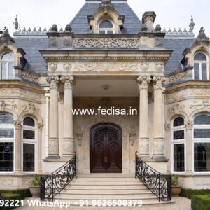 Classic House Design Mediterranean Villa Architecture No-10173