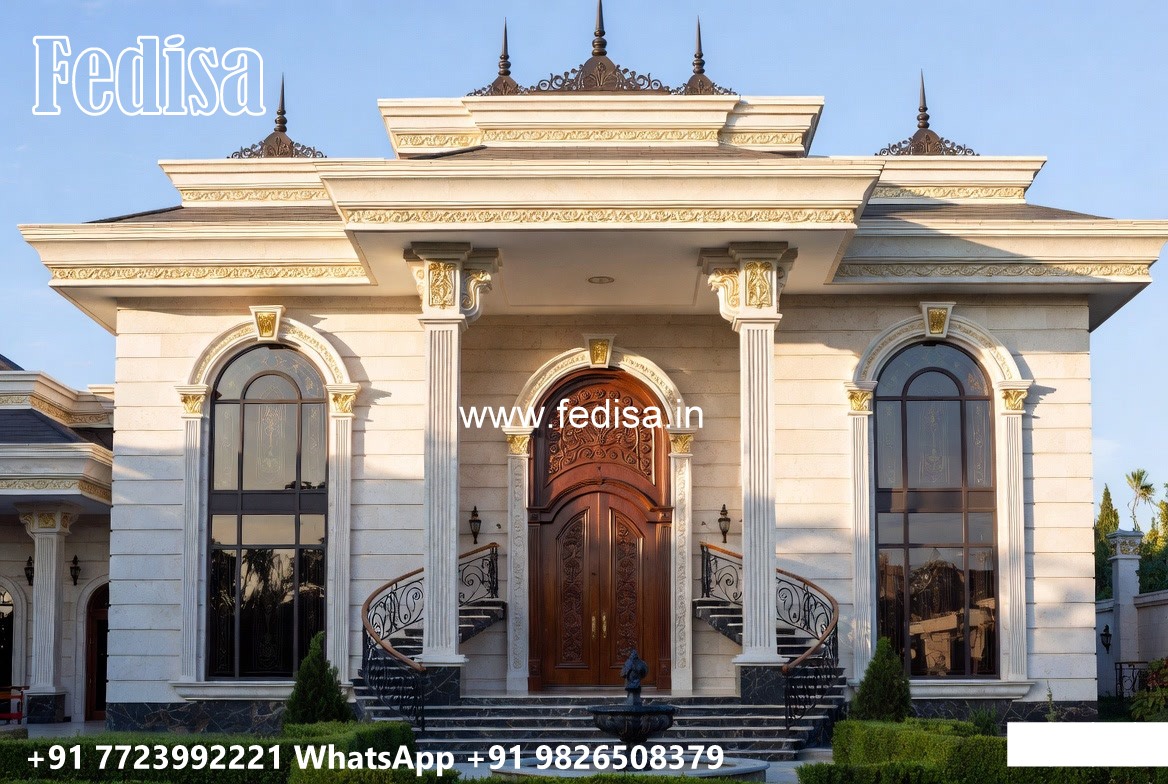 Vintage House Style Modern Luxury Villa Design No-10177