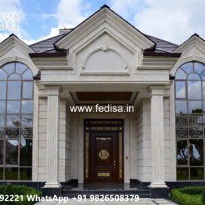 Brick Classic House Design 100 Gaj Villa Design No-10187
