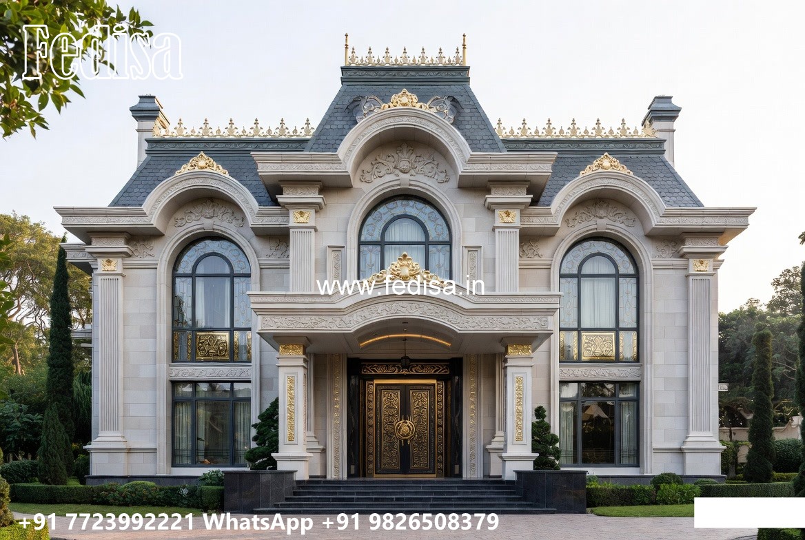 Classic House Interior Neoclassical Villa Design No-10189