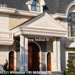 Heritage Home Style Modern Villa Entrance Design No-10218