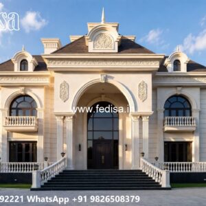 Traditional Landscaping Ideas Villa Outdoor Entrance Design No-10236
