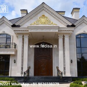 Classic Home Front Elevation Design Saota Villa No-10244