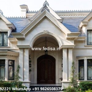 Grand Entrance Villa Design Best Small Villa Design No-10259