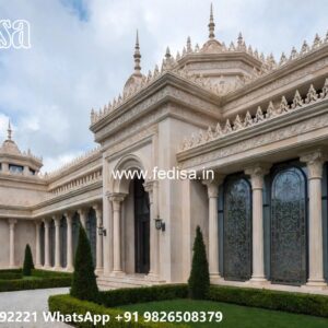 Symmetrical Villa Architecture 3 Story Villa Design No-10263