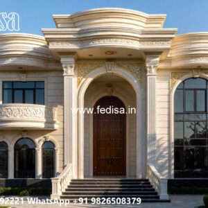 Classic Outdoor Patio Villa American Style Villa Design No-10278