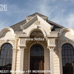 Classic Villa Front Elevation Design 3 Storey Villa Design No-10286