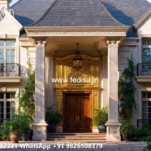 Classic Front Elevation Frank Gehry Villa No-10306