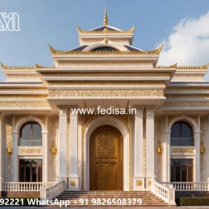 Symmetrical House Design Small Spanish Villa Design No-10307