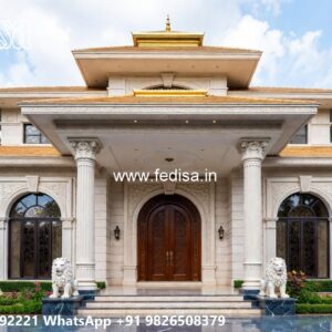 Classic House Garden Design Small Luxury Villa Design No-10319