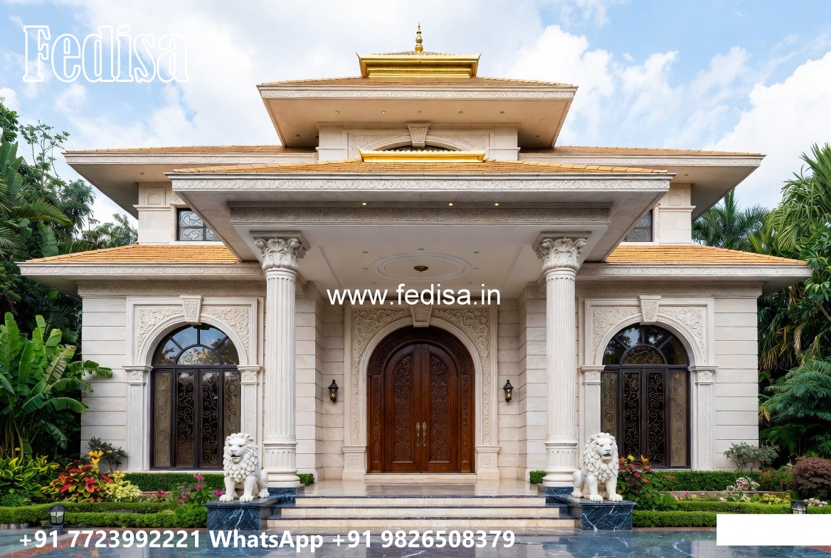 Classic House Garden Design Small Luxury Villa Design No-10319