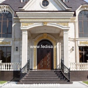 Backyard Classic Home Design Villa Simple Design No-10322