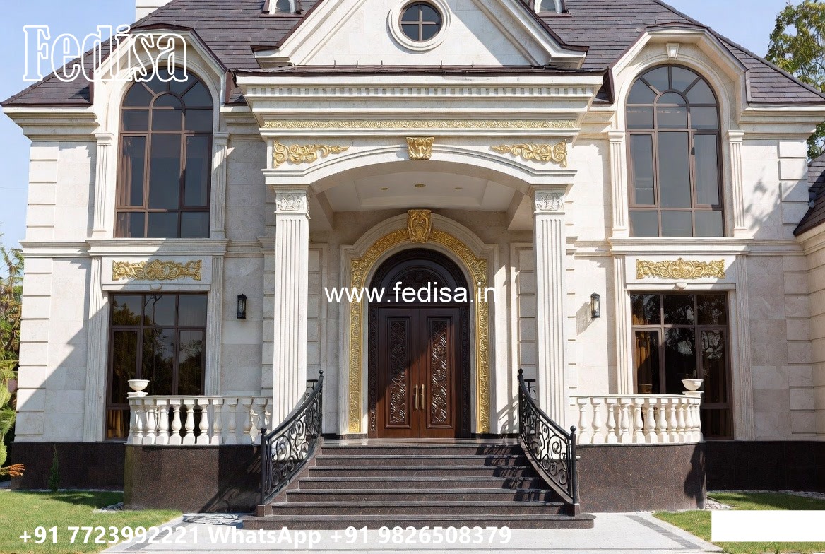Backyard Classic Home Design Villa Simple Design No-10322