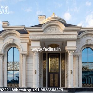Classic House Front Elevation Design Modern Villa Archdaily No-10328