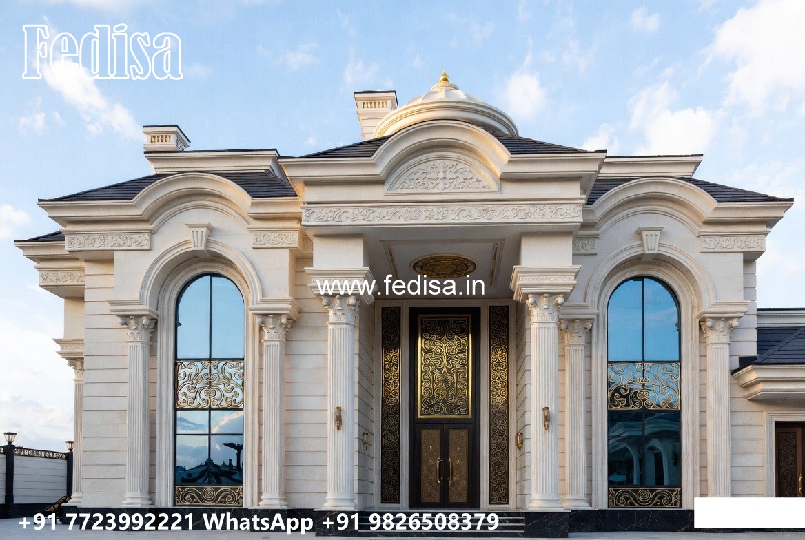 Classic House Front Elevation Design Modern Villa Archdaily No-10328