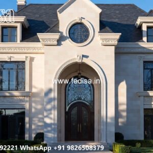 Traditional House Facade Reza Mohtashami Black Villa No-10342