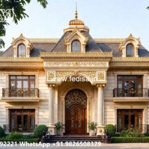 Classic Home Design With Garden Villa Architecture Design No-10369