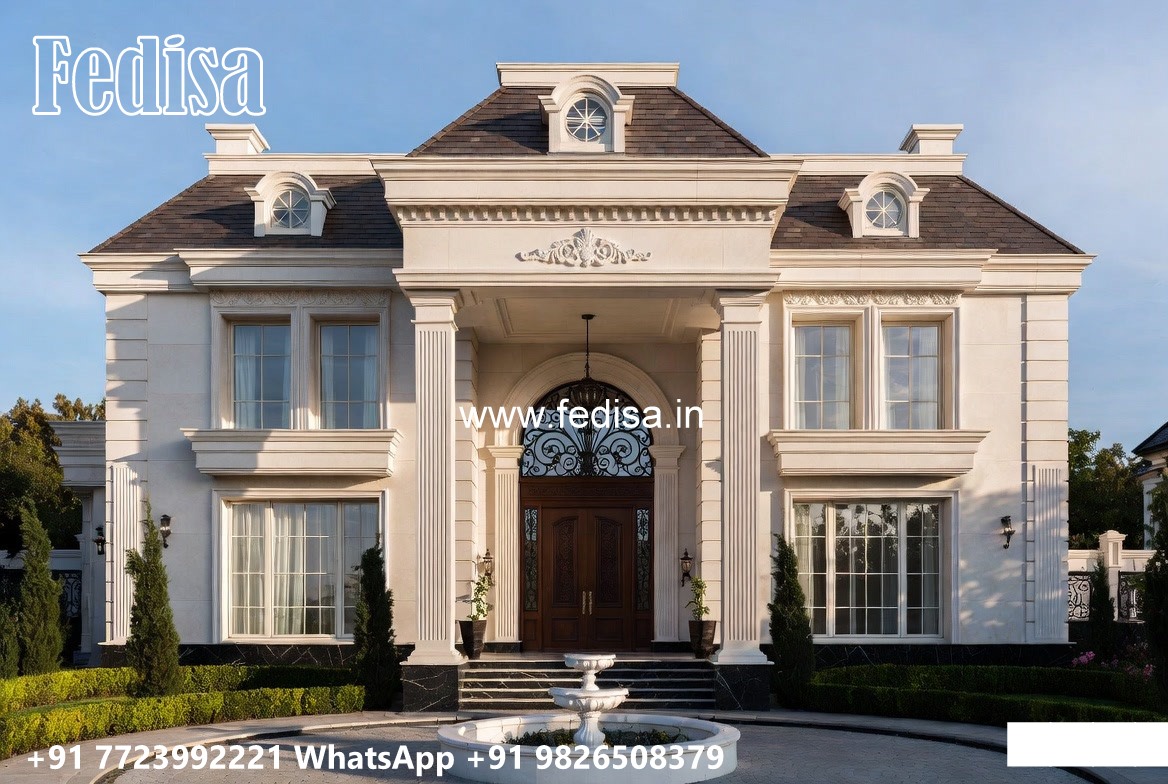 Elegant Classic Home Exterior Ideas Arabic Villa Design No-10370