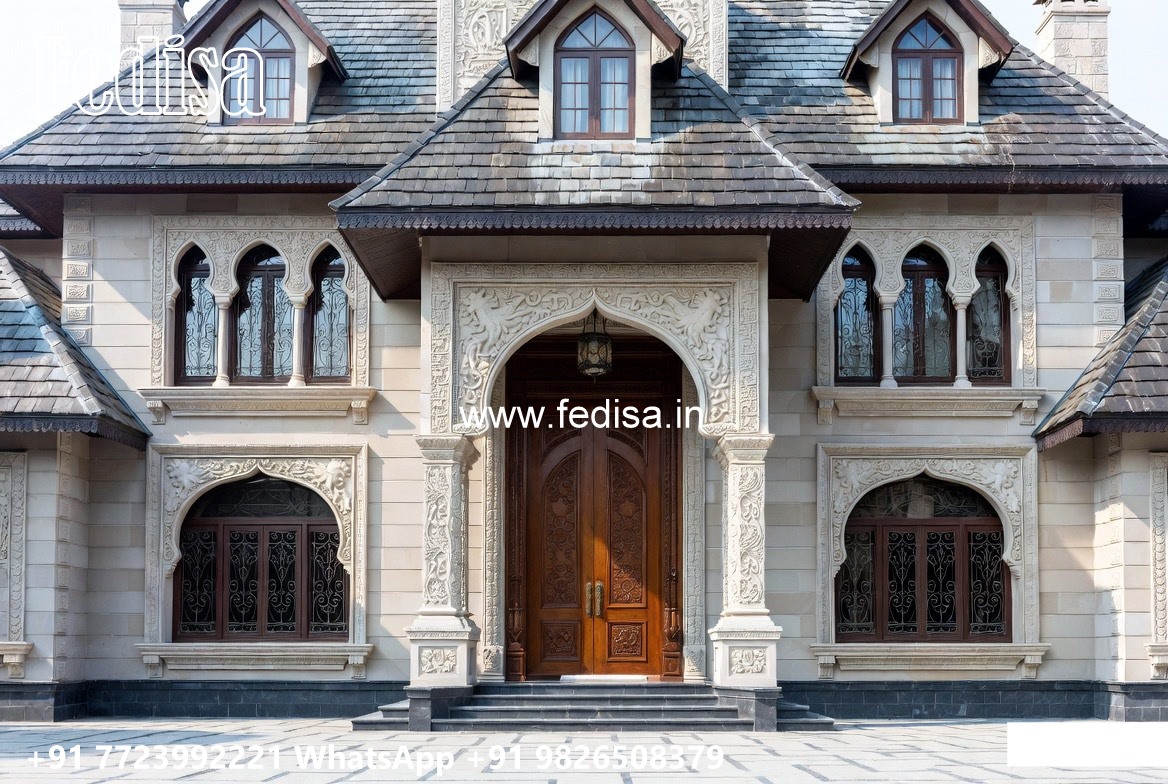 Vintage Villa Style Classic Villa Exterior Design No-10377