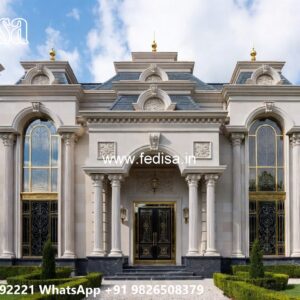 Classic Villa Exterior Mediterranean Villa Design No-10379